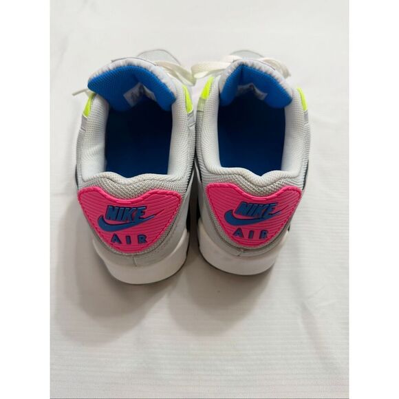 Nike Air Max 90 Platinum Grey Neon Pink Blast Volt Black DZ4398-001 Men\'s 11 main image 11